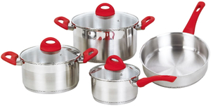 Hot Sell 7pcs High Quality Cookware Set , Bakelite Handle And Knob with Soft Touch